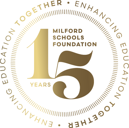 Graphic icon of 15th anniversary of Foundation